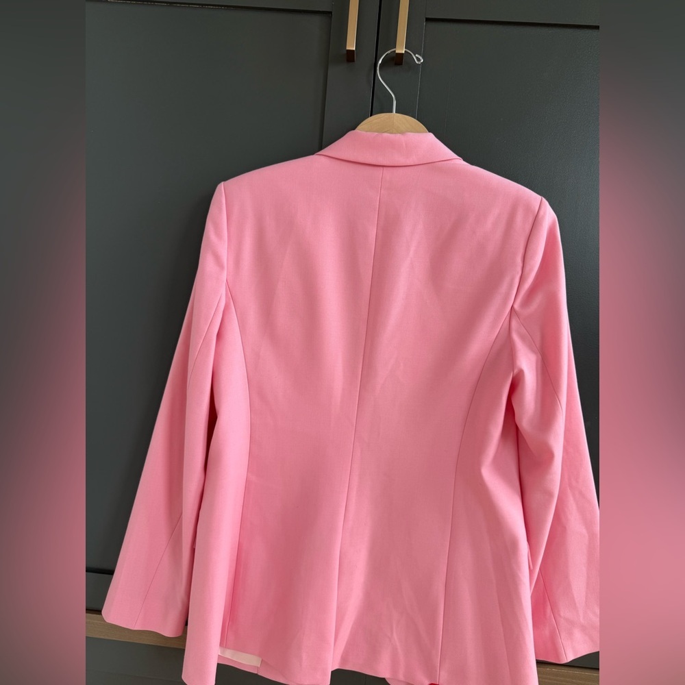 L'AGENCE | Pink Women's Wool Blend Blazer | S | NWT - Picture 5 of 5
